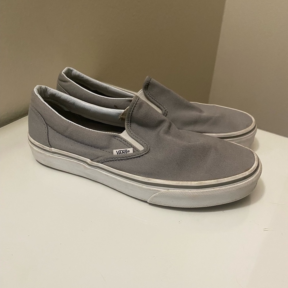 Gray Slip on Vans women’s size 9